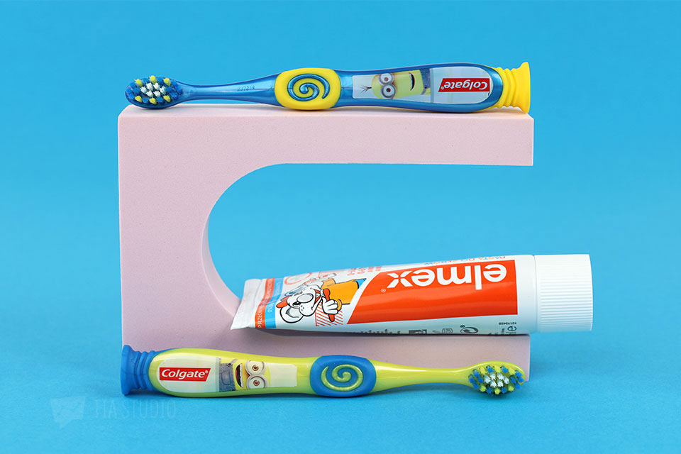 Fotografia produktowa - Zdjęcie reklamowe - Szczoteczki do Zębów Colgate